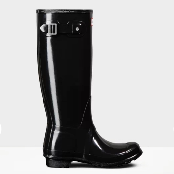 Hunter boots - glossy black - Picture 4 of 4